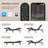 EGOHOME Zero Gravity Adjustable Bed with Wireless Remote--APP Head & Foot Incline-989630929