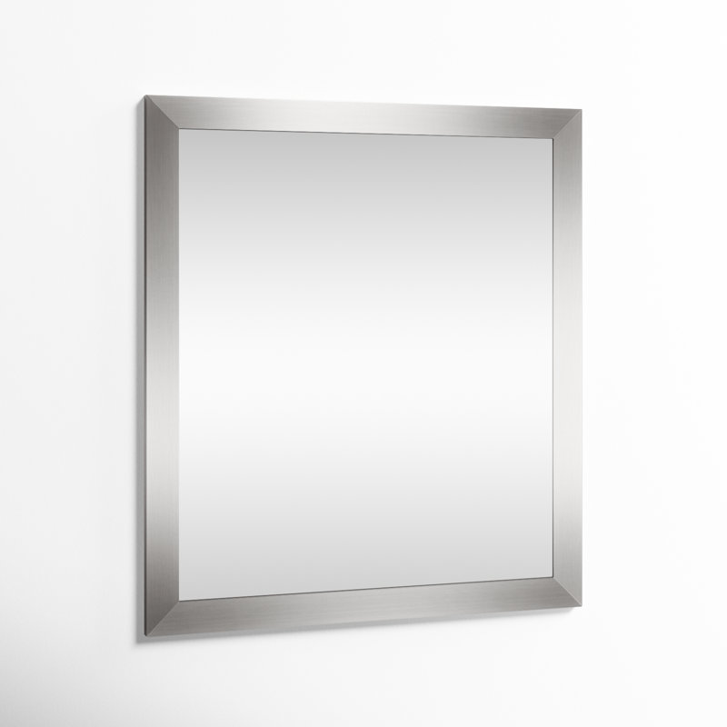 Tieger Mirror, Brushed Nickel, 57" H x 34.5" W