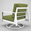 Chaise berçante d'extérieur en métal avec coussin Sunbrella Townsend-2062171803
