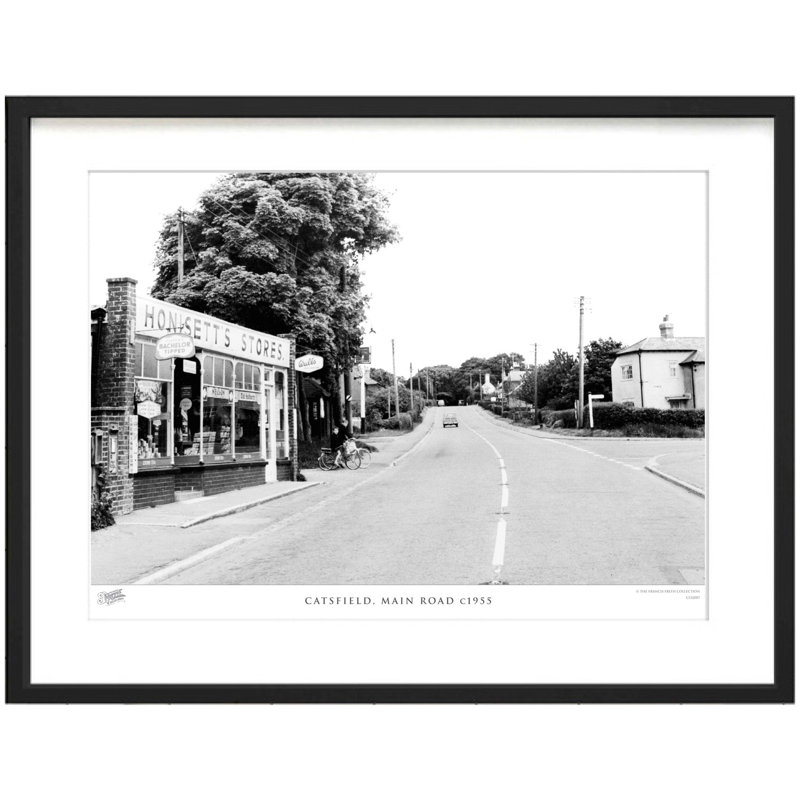 Catsfield, Main Road C1955 by Francis Frith - Single Picture Frame Print, 45cm H x 60cm W x 2.3cm D