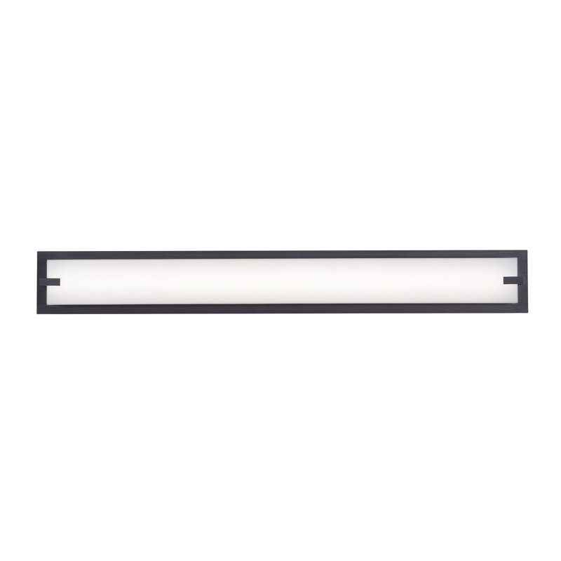 Sinclair - lumière de meuble-lavabo à DEL 36 po - noir, Noir, 35 W