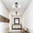 Elio 3-Light Modern Semi-Flush Mount Ceiling Light
