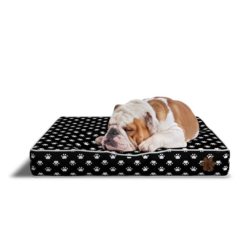 Dog Bed For Small Medium Large Dogs Soft Pet Bed Mattress With  Machine Washable Cover PU Foam Pet Crate Bed Dog Bed Mattress With  Non-Slip