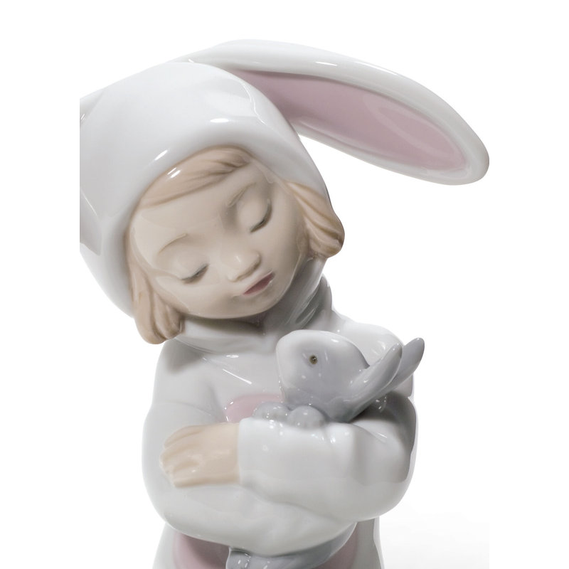 Bunny Hugs Boy Figurine