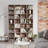 Gracyn 72" H Modern Wood 8-Tier Narrow Library Bookcase with Adjustable Shelves, Standard Storage-2097796093-2116139486