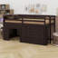 Lit mezzanine avec tiroirs et tablette-106488095