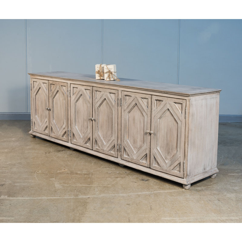 Diamond 112'' W Solid Wood Sideboard