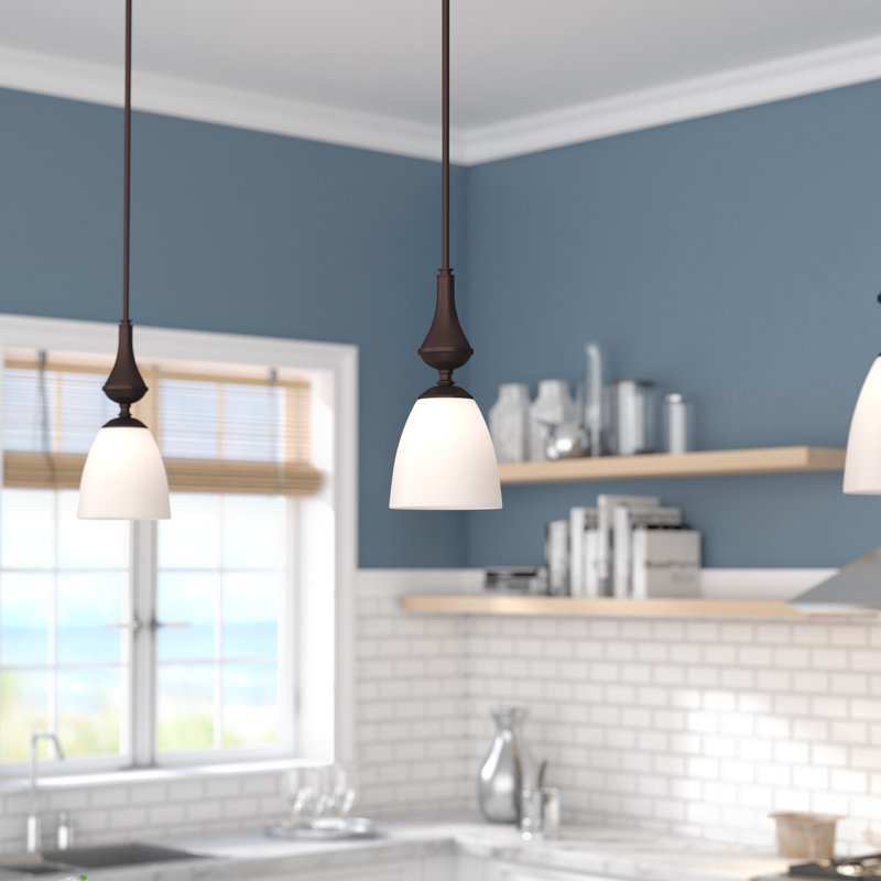 Minidoka 1 - Light Single Pendant, A19, Brushed Nickel