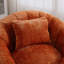 Fauteuil à billes rond avec repose-pieds-1828414010