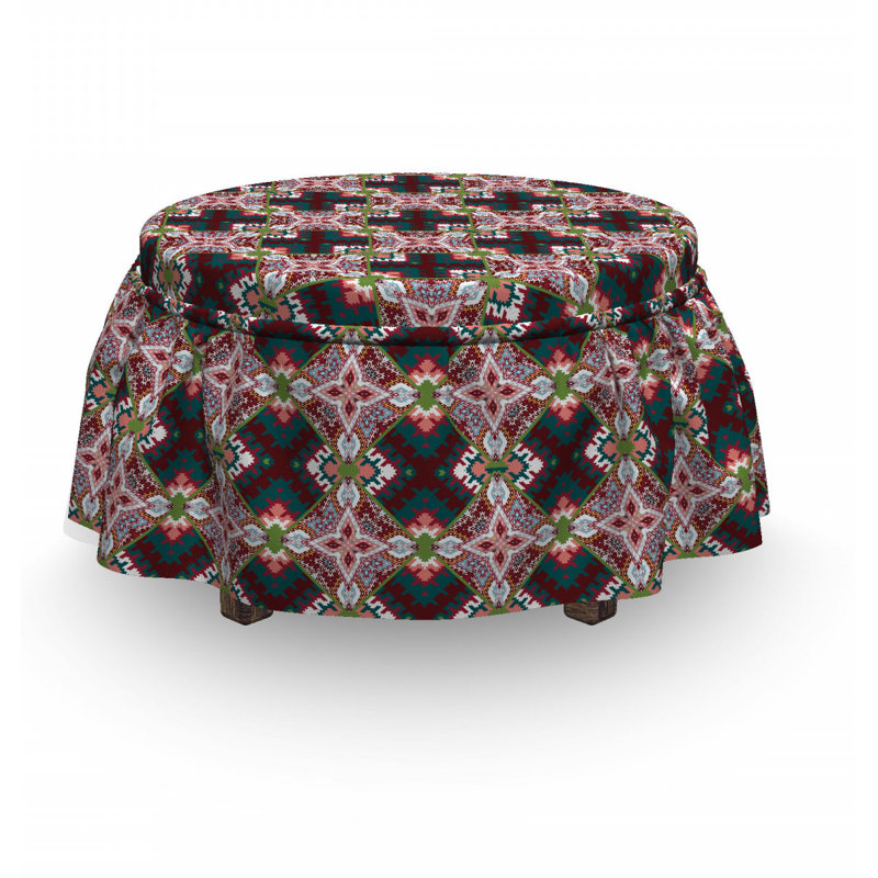 Housse pour repose-pieds abstrait tribal