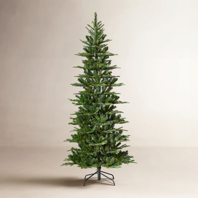 Slim 6.5' Pre-Lit Fir Christmas Tree