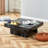 Kippy Coffee Table A modern and practical coffee table with imitation marble patterns, made of MDF material. The fusion of elegance and natural fashion 31.4"* 31.4"* 12 "-339453957