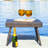All-Weather Folding Table - Brown, Fits Outdoor Spaces, 16.32 In D X 23.35 W 15.75 H Patio Snack Foldable, Furniture Complement,