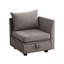 Canapé modulaire modulaire, canapé convertible avec rangement, ensemble de canapé modulaire avec canapé-lit, canapé modulaire flexible en tissu pour le salon (canapé 5 places)