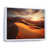 White Floater Framed