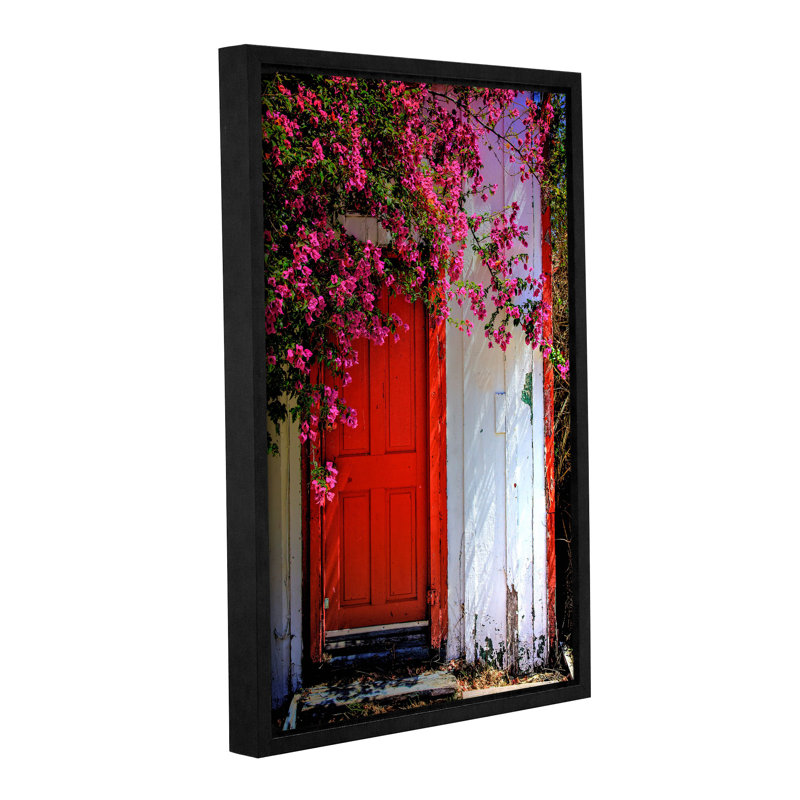 « red door », reproduction de photo sur toile encadrée, H 48 po x l 32 po x P 2 po