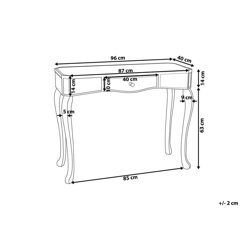 Eden 96Cm Console Table