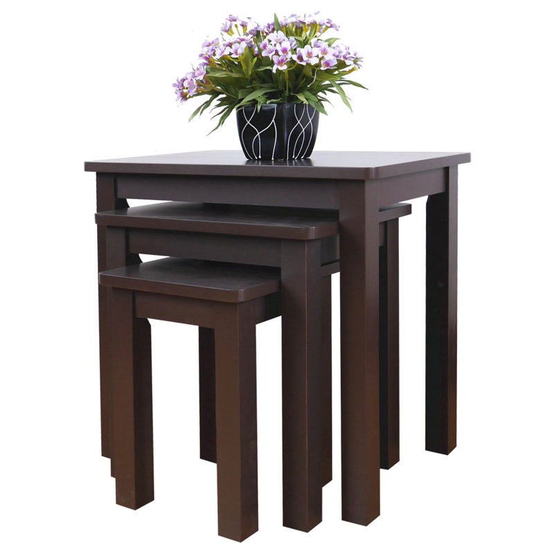 Agamvir Nest Of Tables, Espresso