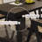 Modern simple solid wood dining table set.-105508276