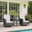 Mapleview Outdoor All-Weather 2-Person Wicker Conversation Set with Cushions for Patio, Porch, Garden-1100869378-1100869405