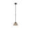  Stained Glass Grenville Victorian-Style Dark Bronze 1 Light Mini Pendant 8"