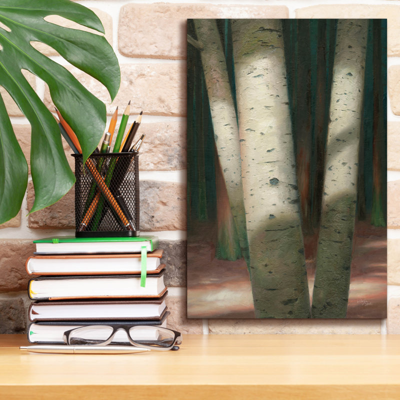 «Epic Graffiti» «Sunlit Forest 1» par Wellington Studio, art mural sur toile, H 18 po x l 12 po x P 0,75 po