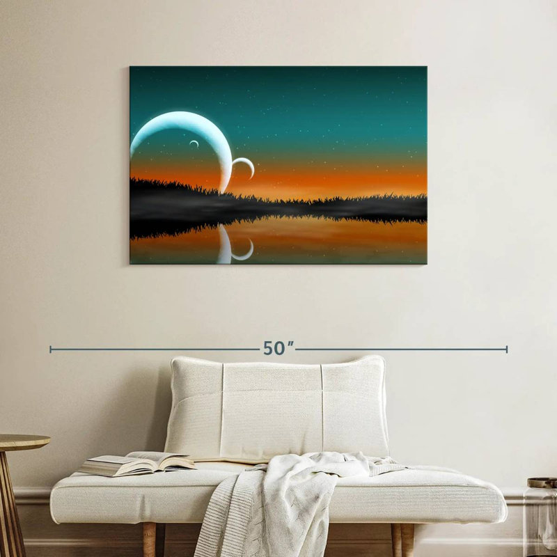 Kelan Space Landscape, 26" H x 39" W