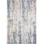 Tapis abstrait gris / bleu Hobert-1253232591