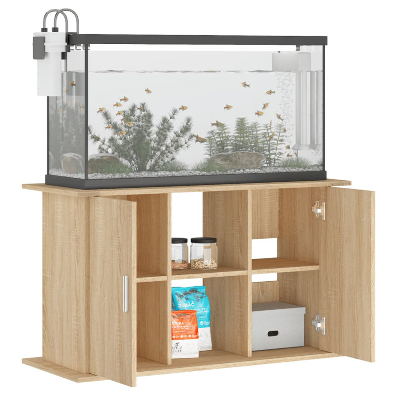 Epworth Aquarium Stand, Sonoma Oak
