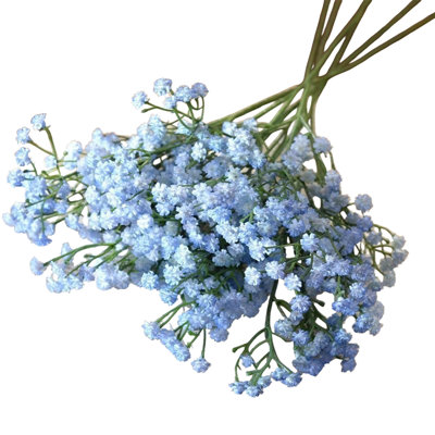  Fleurs artificielles artificielles Fleurs en soie artificielle Pinces à cheveux Souffle de bébé Fleurs artificielles en plastique Accessoires de cheveux décoratifs Accessoires de photographie de mariage