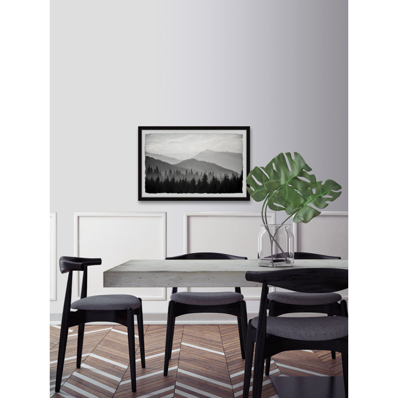 Pinetree Forest - Photographie avec cadre photo, H 8 po x l 12 po x P 1,5 po