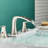 Widespread 2-handle Bathroom Faucet with Drain Assembly-86663666