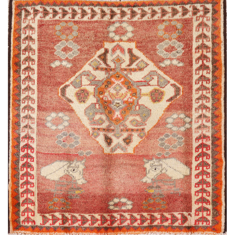 Square Wool Traditional Rug 2x2