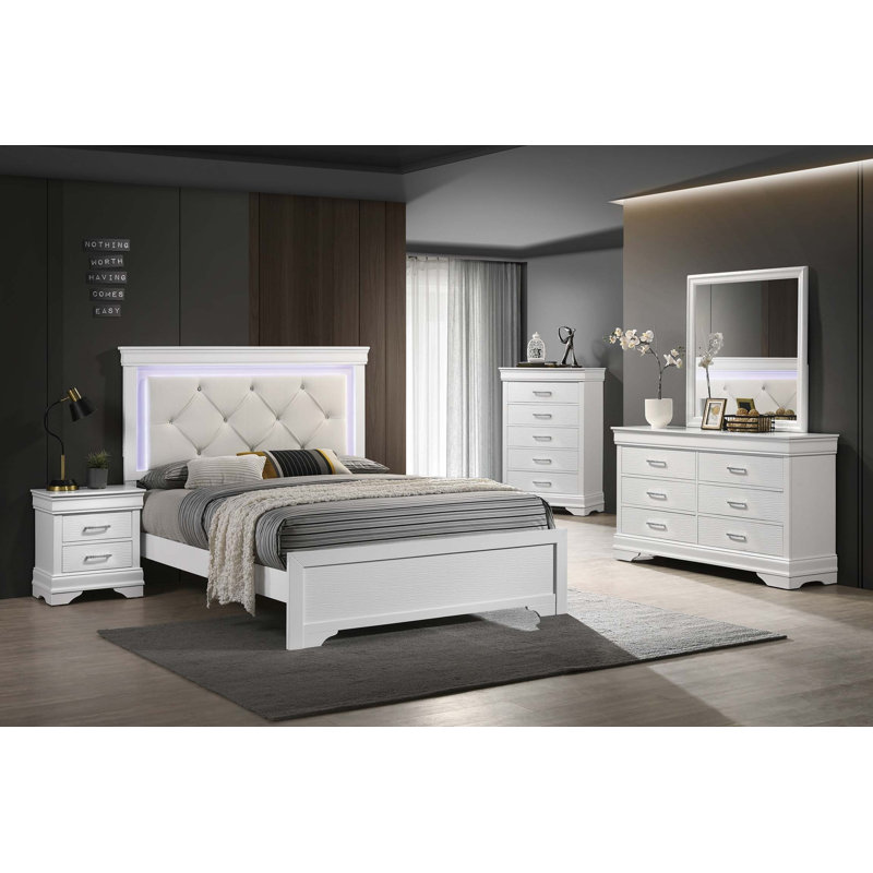 Ensemble de chambre à coucher 5 pièces