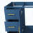 Bathroom Vanity Base Cabinet with Two Soft-Close Double Doors and Nine Smooth Drawers, Blue-135637737
