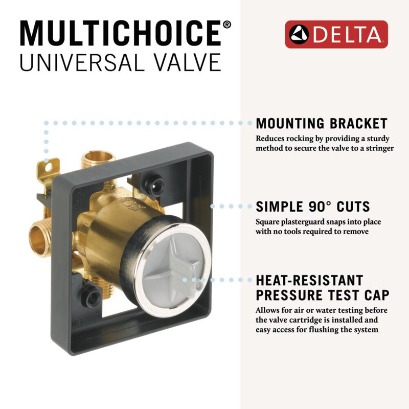 MultiChoice® Universal Tub/Shower Rough PEX Crimp