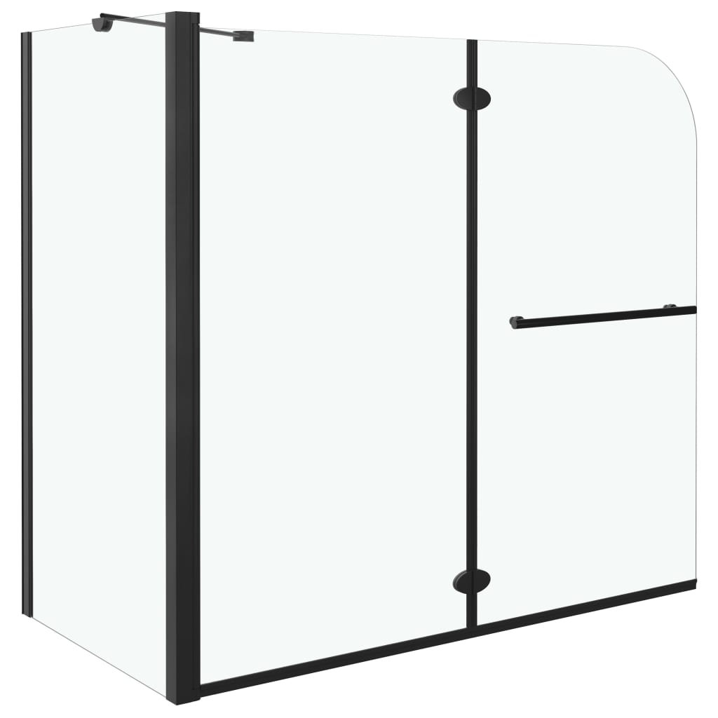 Mulhall Straight Glass Folding Bath Screen