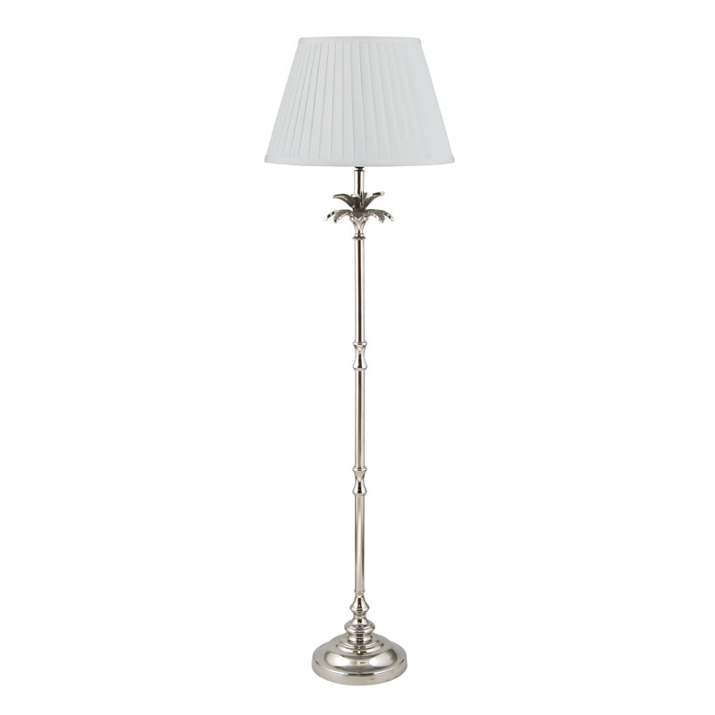 Dayana 130cm Nickel Traditional Floor Lamp