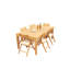 Surfliner Outdoor 7 - Piece Teak Dining Set