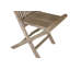 Baek Folding Patio Dining Side Chair with Cushion