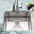 23 " L Undermount Single Bowl Stainless Steel Kitchen Sink