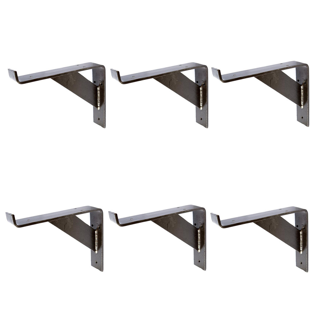 Hammer & Tongs - Gallows Style Scaffold Board Shelf Bracket - D240mm - Raw
