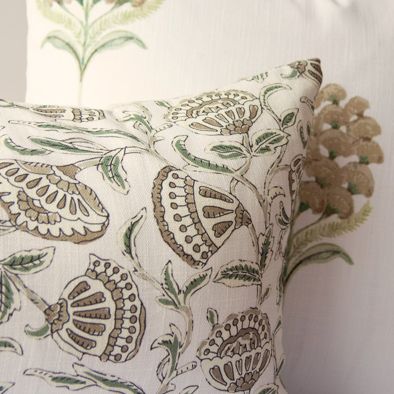 Housse de coussin Bodhi, Carré 22 po, Bodhi Beige