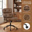 Chaise de bureau ergonomique en similicuir à haut dossier-133355157