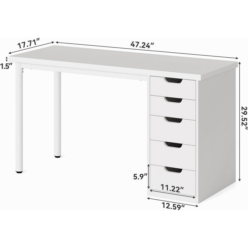 Bureau d'ordinateur classique, bureau d'écriture, table d'étude