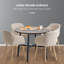 Metal Base Dining Table