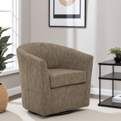 Fauteuil demi-tonneau pivotant de 31 po Bozank