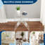 Table de chevet et table d'appoint 17,7 po en acrylique transparent