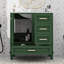 Ensemble de meuble-lavabo moderne 30 po avec lavabo 30 po, 3 tiroirs à fermeture douce et plateau amovible-279872107