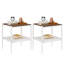 Tables d'appoint en verre trempé avec tablette Finkelstein-105688586-105688588